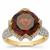 Umbalite Ring with Diamond in 18K Gold 11.40cts
