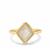 Rainbow Moonstone Midas Ring 3cts