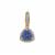 AA Tanzanite Pendant with White Zircon in 9K Gold 1.20cts