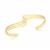 Bangle  in Gold Plated Sterling Silver 23mm