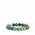 Olmec Jadeite Bracelet in Sterling Silver 145cts