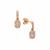 Pink Diamonds Earrings in 9K Rose Gold 0.34ct