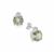 Prasiolite Earrings in Sterling Silver 8cts
