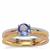 AA Tanzanite Ring in 9K Gold 0.60ct