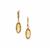 Idar Citrine Earrings in Gold Plated Sterling Silver 6.50cts
