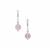 Pink Aragonite Earrings in Sterling Silver 7.50cts