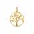 Pendant in Gold Plated Sterling Silver