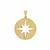 Star Pendant in Gold Plated Sterling Silver