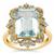 Madagascan Aquamarine Ring with Diamond in 18K Gold 7.07cts