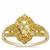 Multi-Colour Yellow Diamond Ring in 9K Gold 0.59ct