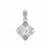 Ratanakiri Zircon Pendant with Pink Sapphire in Sterling Silver 1.80cts