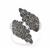 Marcasite Angel Wings Ring in Sterling Silver 0.60cts