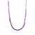  Zambian Amethyst Ombre Necklace in Rose Gold Tone Sterling Silver 113.60cts