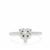 Minas Gerais White Topaz Sterling Silver Ring 1.90cts