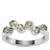 Ambanja Demantoid Garnet Ring in Sterling Silver 0.80ct