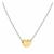 Necklace  in Two Tone Sterling Silver