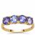 AA Tanzanite Ring in 9K Gold 1.95cts