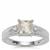 Serenite Ring with White Zircon in Sterling Silver 1.08cts
