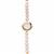 Watch in Gold Tone Stainless Steel with Peach Kaori Cultured Pearl (8.5mm) and Mother of Pearl