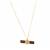 Yellow Tiger's Eye Necklace with White Zircon in Gold Tone Sterling Silver 11.23cts