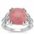Norwegian Thulite Ring in Sterling Silver 5.71cts