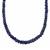 Natural  Lapis Lazuli Graduated Necklace in Sterling Silver 50cts