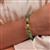 Type A Dulong Jadeite Bracelet in Gold Tone Sterling Silver 80cts