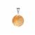 Rio Golden Citrine Pendant in Sterling Silver 30cts