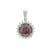 TheiaCut™ Ametrine Pendant with White Zircon in Sterling Silver 7.25cts