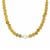 Freshwater Cultured Pearl Necklace with Diamantina Citrine in Sterling Silver (7x6 MM)