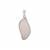 Pink Aragonite Pendant in Sterling Silver 11.75cts
