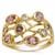 Mahenge, Mozambique Pink Spinel Ring with White Zircon in 9K Gold 1.25cts