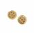 Cape Champagne Diamonds Earrings in 9K Gold 0.50ct