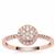 Natural Pink Diamond Ring in 9K Rose Gold 0.34ct