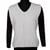 Destello Knitted V Neck Sweater Top 100% Cotton (Choice of 3 Sizes) (Grey)