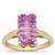 Pink Topaz Ring in 9K Gold 5.05cts