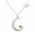  0.30cts Jilin Peridot Necklace in Sterling Silver