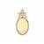 Ethiopian Opal Pendant with Diamonds in 18K Gold 7.72cts