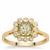 Csarite® Ring with White Zircon in 9K Gold 1.20cts