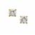 Ratanakiri Zircon Earrings in Gold Plated Sterling Silver 1.40cts