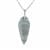Aquaprase™ Necklace Pendant with White, Champagne Diamonds in Sterling Silver 50.95cts