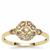 Champagne Argyle Diamonds Ring in 9K Gold 0.51ct