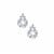 Wobito Snowflake Cut Cullinan Topaz Earrings with Canadian Diamond in 9K White Gold 11.75cts