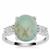 Aquaprase™ Ring with White Zircon in Sterling Silver 4.45cts