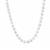 South Sea Cultured Pearl Graduated Necklace  in Sterling Silver