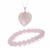 104cts Rose Quartz Bracelet and Necklace Set in Sterling Silver
