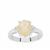 Bahia Rutilite Ring with White Topaz in Sterling Silver 2.46cts