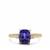 AAA Tanzanite Ring with Diamond in 18K Gold 2.50cts