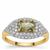 Csarite® Ring with White Zircon in 9K Gold 1.75cts