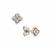 Diamond Earrings in Platinum 950 0.11ct